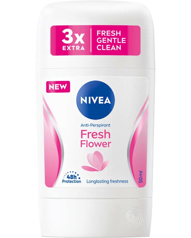 Nivea Fresh Flower Anti-Perspirant - Дамски стик дезодорант против изпотяване - дезодорант