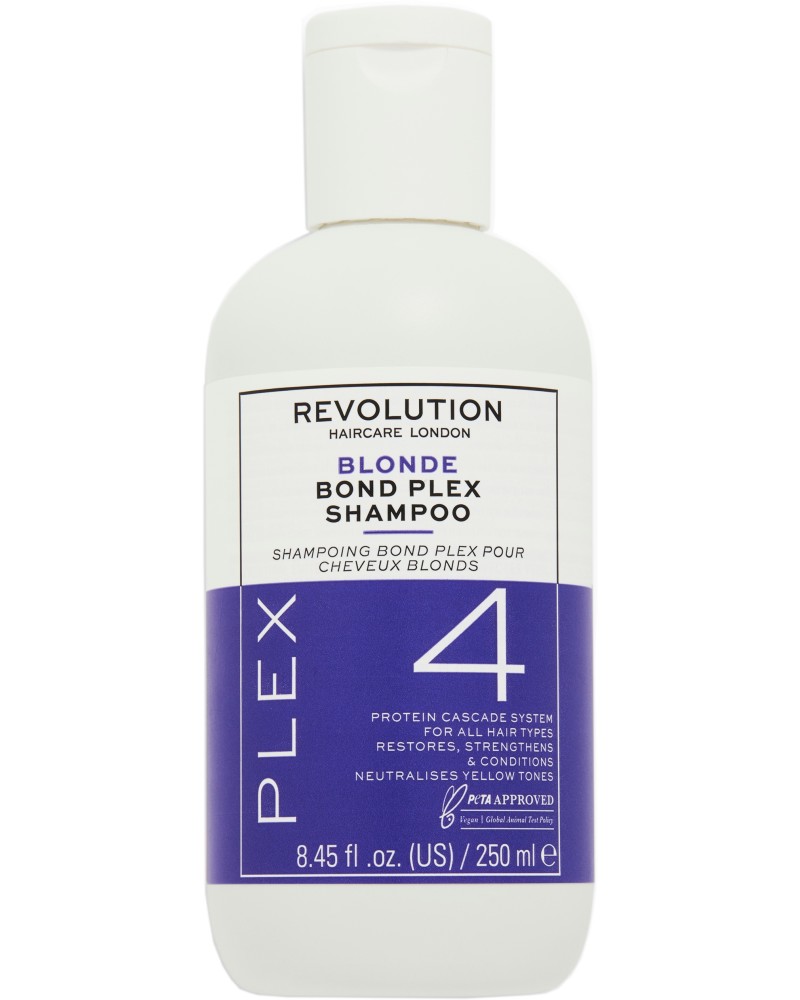 Revolution Haircare Blonde Plex 4 Shampoo -       Blonde Plex Bond Restore - 