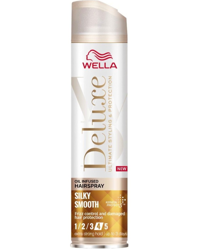 Wella Deluxe Silky Smooth Hairspray -        Deluxe - 