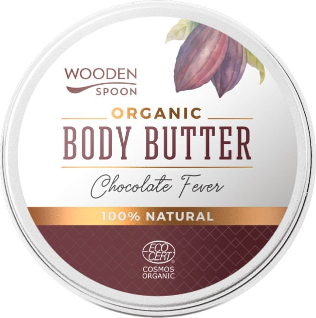 Wooden Spoon Chocolate Fever Organic Body Butter Wooden Spoon Chocolate Fever Organic Body Butter - Био масло за тяло с аромат на шоколад - масло