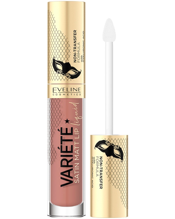 Eveline Variete Satin Matt Lip Eveline Variete Satin Matt Lip - Течно матово червило от серията Variete - червило
