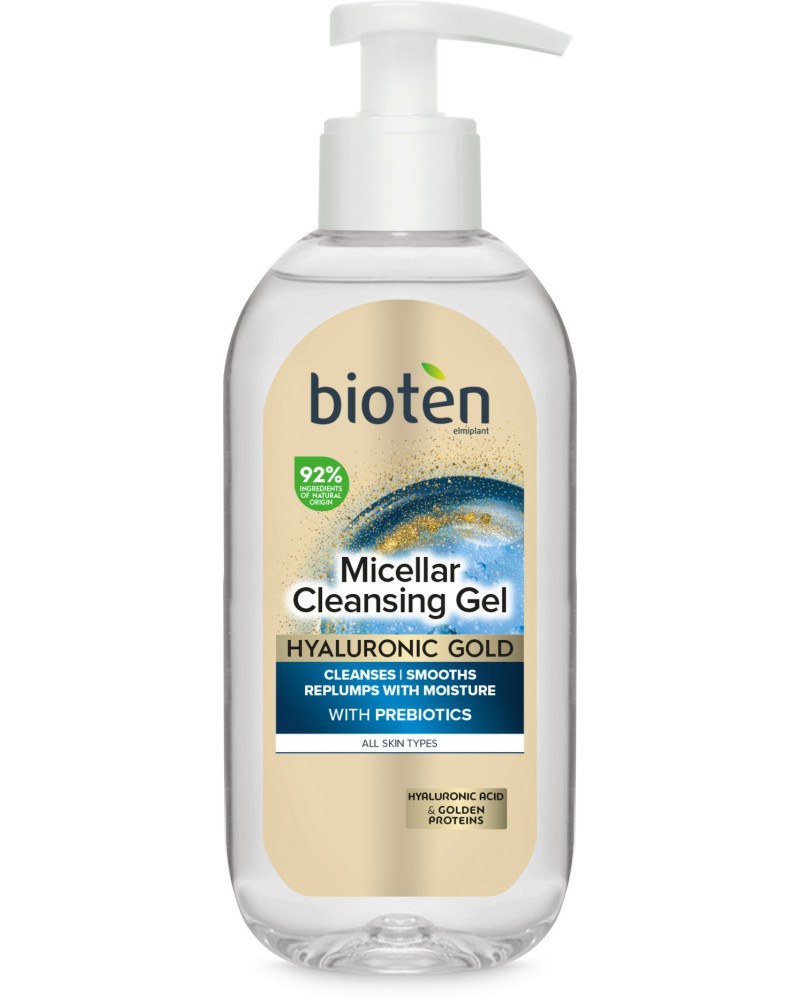 Bioten Hyaluronic Gold Micellar Cleansing Gel -        Hyaluronic Gold - 