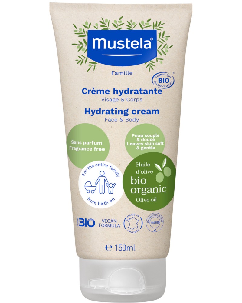 Mustela Face & Body Hydrating Cream -       - 