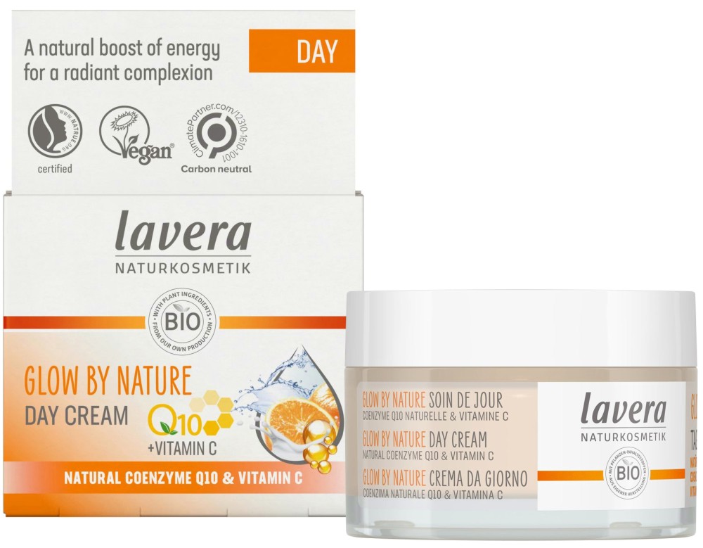 Lavera Glow By Nature Day Cream -       Q10   C - 