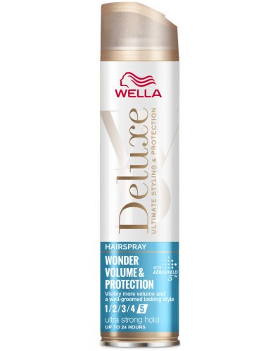 Wella Deluxe Wonder Volume & Protection Hairspray -        Deluxe - 