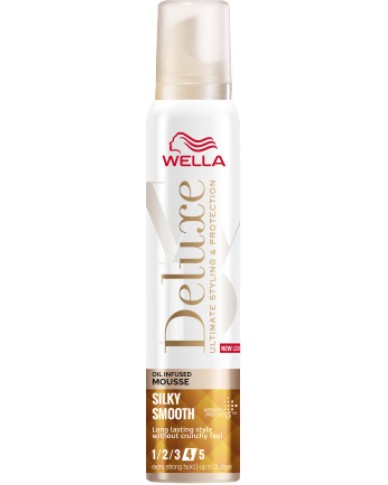 Wella Deluxe Silky Smooth Mousse -      Deluxe - 