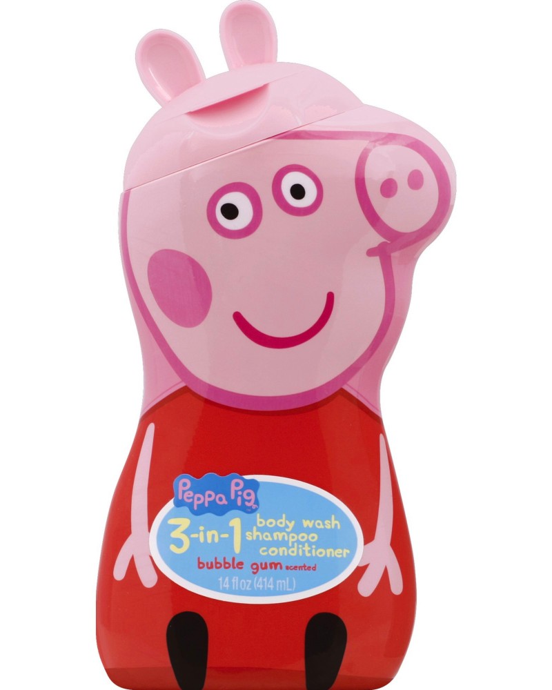 Peppa Pig 3 in 1 Body Wash, Shampoo & Conditioner -  ,    3  1   Peppa Pig - 