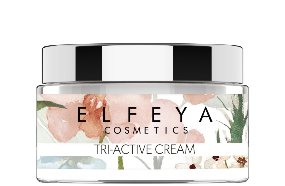 Elfeya Cosmetics Moisturizing Tri-Active Cream - Хидратиращ крем за лице за всеки тип кожа - крем