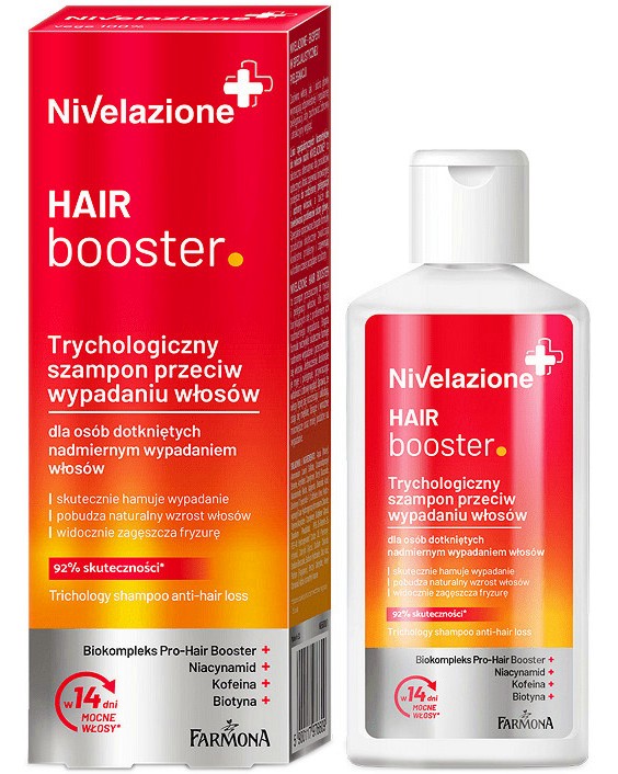 Farmona Nivelazione Hair Booster Trichology Shampoo - Шампоан против косопад от серията Nivelazione - шампоан