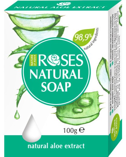 Nature of Agiva Roses Natural Soap - ����� � �������� �� ���� ���� �� ������� Roses - �����