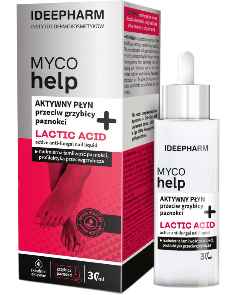 IDEEPHARM MYCO Help Active Anti-Fungal Nail Liquid -      - 
