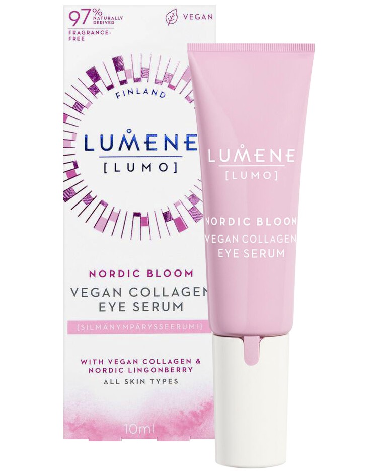 Lumene Lumo Vegan Collagen Eye Serum - Околоочен серум против бръчки от серията Lumo - серум
