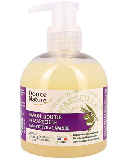Douce Nature Olive & Lavander Liquid Soap Douce Nature Olive & Lavander Liquid Soap - Течен марсилски сапун с аромат на маслина и лавандула - сапун