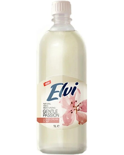 Пълнител за течен сапун Elvi Gentle Passion Пълнител за течен сапун Elvi Gentle Passion - 1 l - сапун