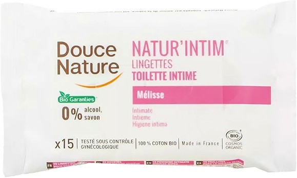 Douce Nature Intimate Cleansing Wipes - 15 ,     -  