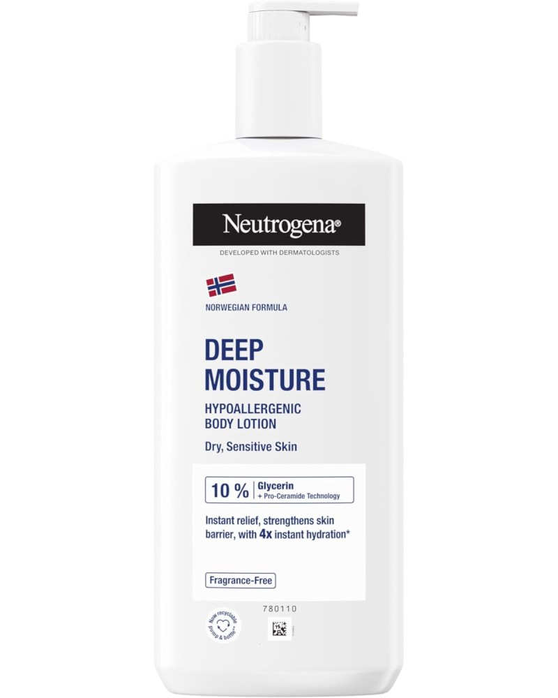 Neutrogena Deep Moisture Hypoallergenic Body Lotion -          - 