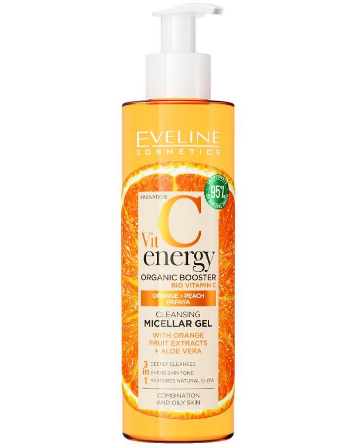 Eveline Vit C Energy Cleansing Micellar Gel -    - 