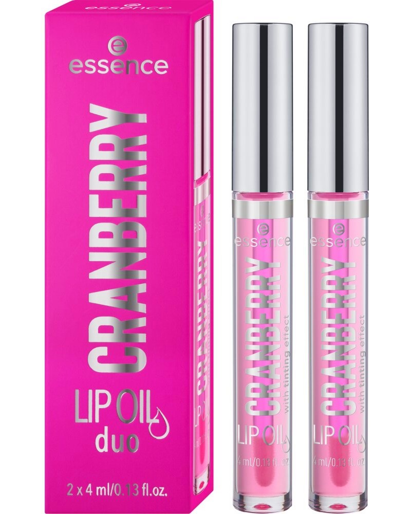 Essence Cranberry LIp Oil Duo -     - 