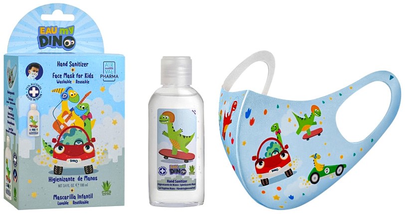 Eau My Dino Hand Sanitizer + Face Mask -          - 