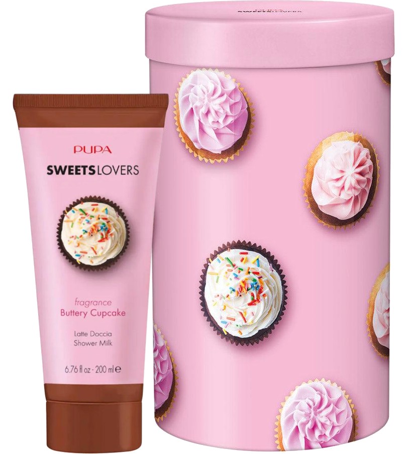 PUPA Milano Sweets Lovers Buttery Cupcake Shower Milk -          Sweets Lovers -   