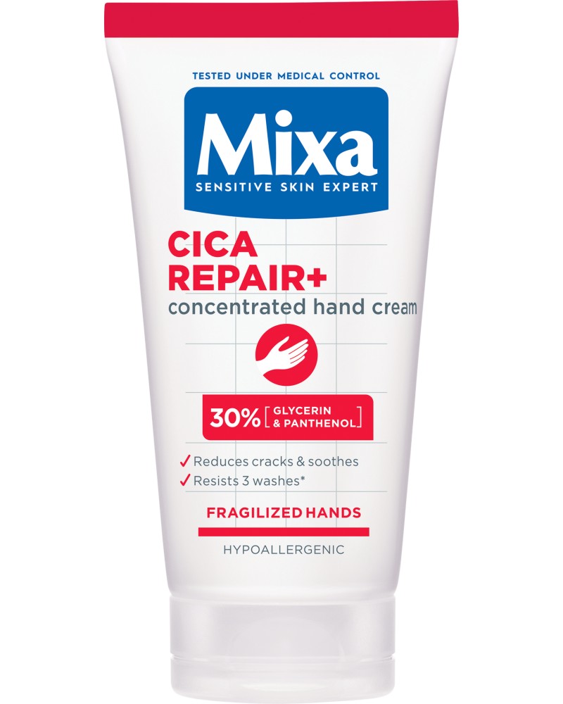 Mixa Cica Repair+ Hand Cream - ���� �� ���� � ���������� �������� � �������� - ����
