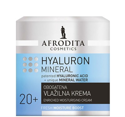 Afrodita Cosmetics Hyaluron Mineral Moisturising Cream 20+ -        - 