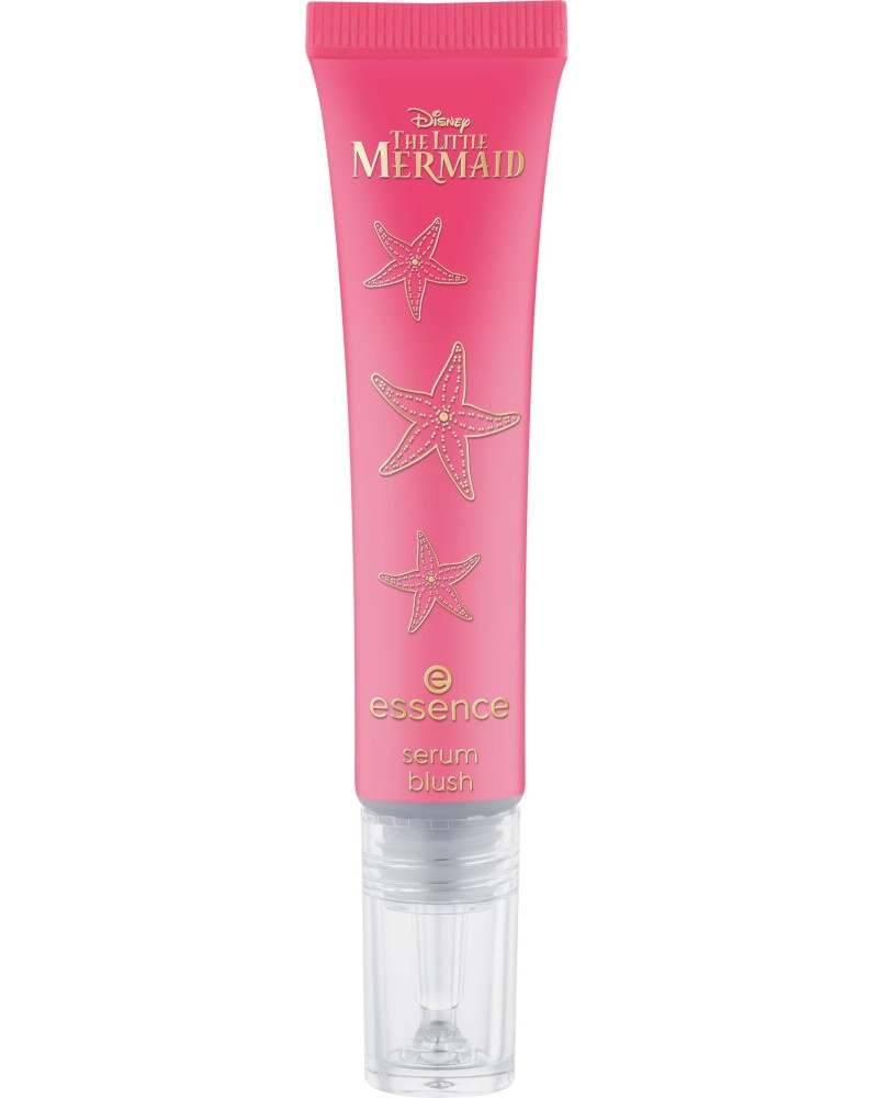 Essence Disney The Little Mermaid Serum Blush Essence Disney The Little Mermaid Serum Blush - Руж серум за лице със сияен завършек от серията Disney The Little Mermaid - руж