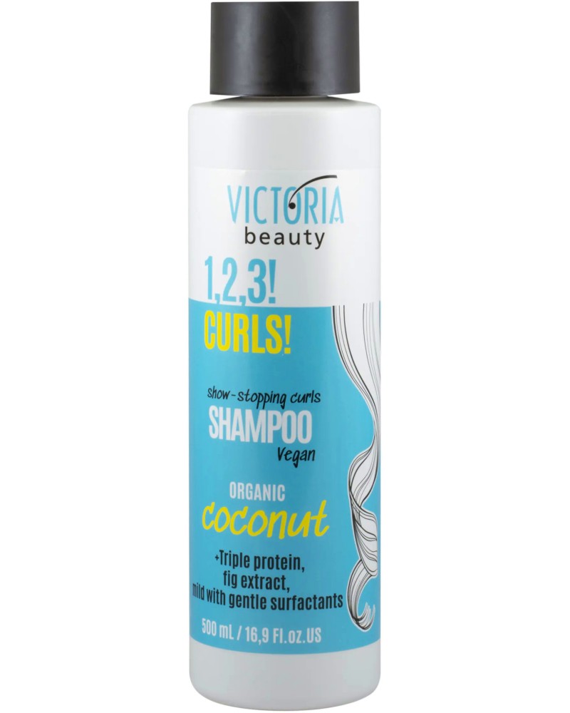Victoria Beauty 1,2,3! CURLS! Shampoo -         1,2,3! CURLS! - 