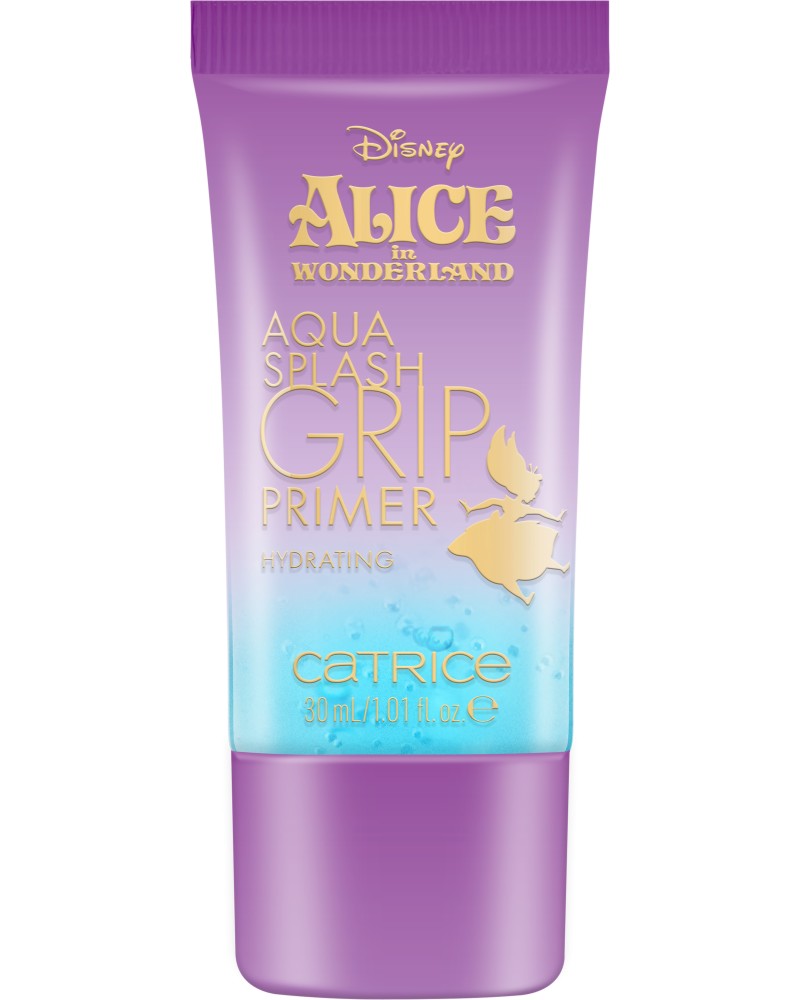 Catrice Disney Alice in Wonderland Aqua Splash Grip Primer Catrice Disney Alice in Wonderland Aqua Splash Grip Primer - Хидратираща основа за грим от серията Disney Alice in Wonderland - продукт