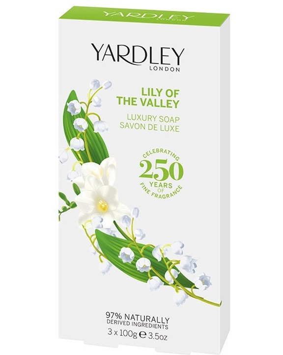 Yardley Lily of the Valley Luxury Soap -   3      Lily of the Valley - 