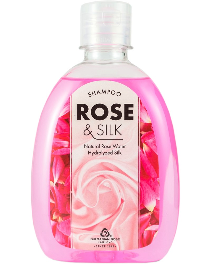 Bulgarian Rose Shampoo Rose & Silk -          - 