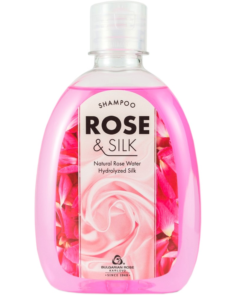 Bulgarian Rose Shampoo Rose & Silk -          - 
