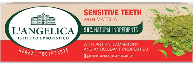 L'Angelica Sensitive Teeth Herbal Toothpaste -       -   