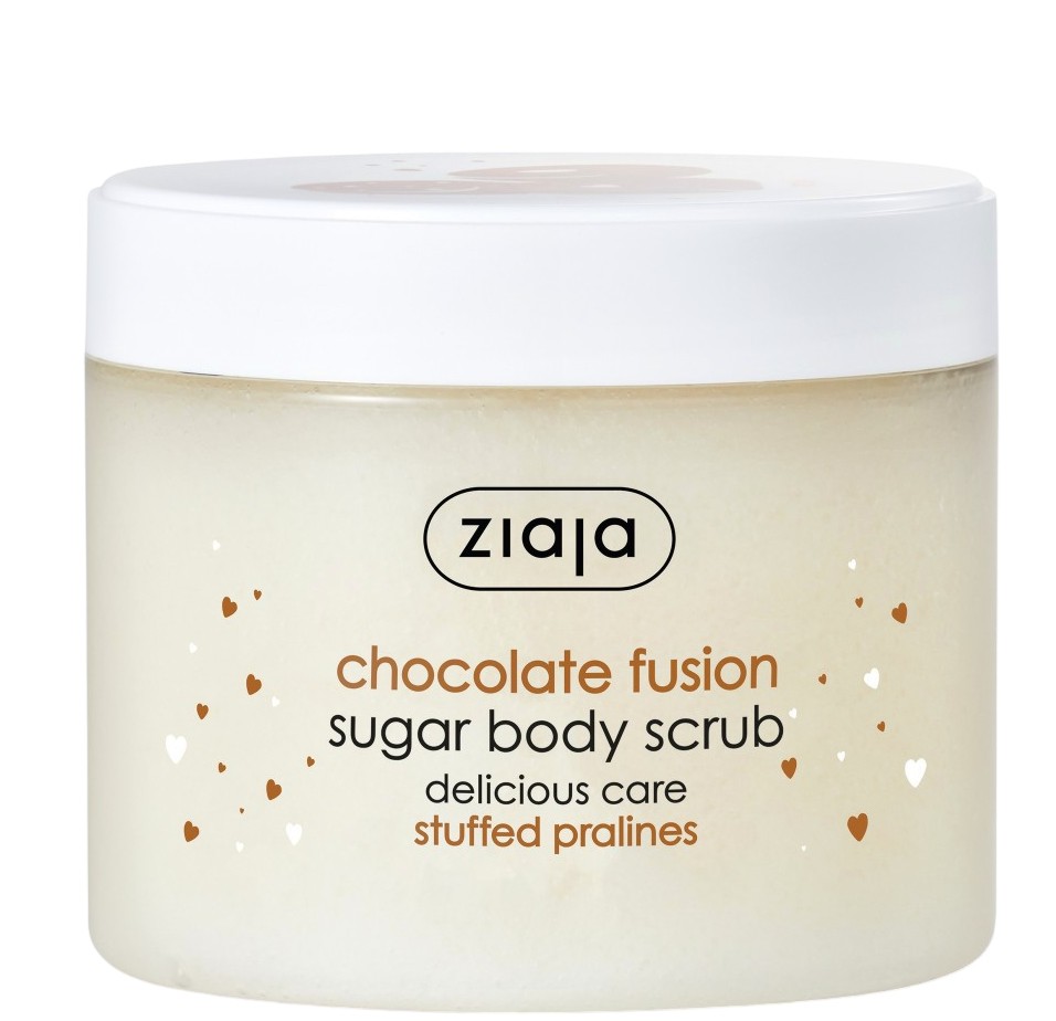 Ziaja Delicious Care Chocolate Fusion Sugar Body Scrub -            Delicious Care - 