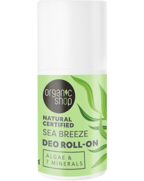 Organic Shop Sea Breeze Deo Roll-On - ��������� ����� ���������� � ��� �������� �� ��������� � 7 �������� - �����