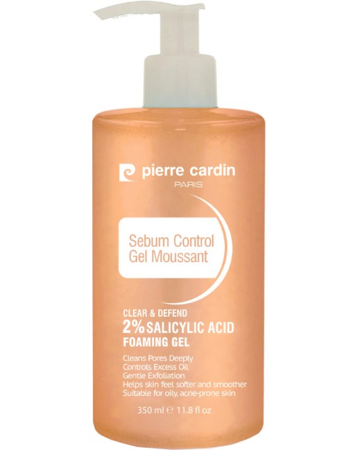 Pierre Cardin Sebum Control Foaming Gel Pierre Cardin Sebum Control Foaming Gel - Измиваща гел-пяна за лице за контрол на себума с аромат на грейпфрут - гел