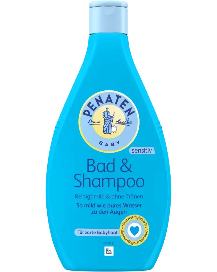 Penaten Baby Sensitive Bath & Shampoo - ������� ������� �� ���� � ���� � �������� � ������� E - �������