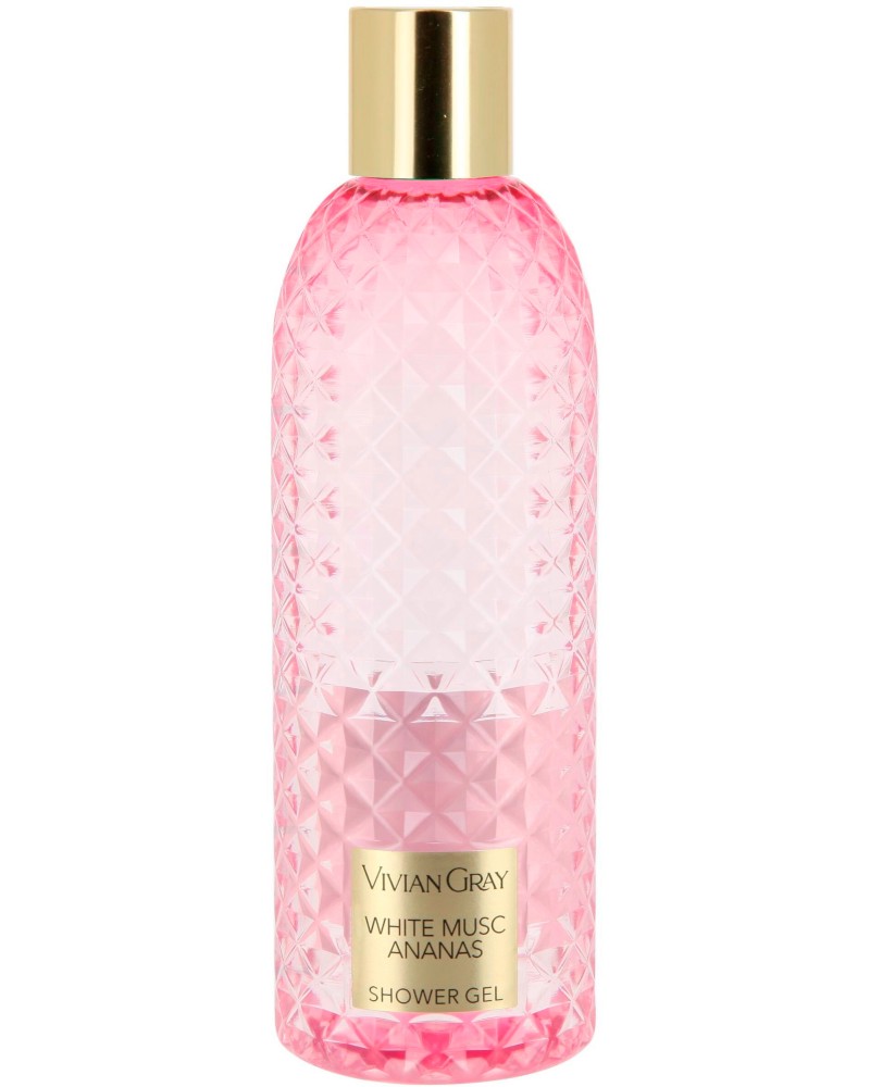 Vivian Gray Gemstone White Musc & Ananas Shower Gel Vivian Gray Gemstone White Musc & Ananas Shower Gel - Душ гел с аромат на бял мускус и ананас от серията Gemstone - душ гел