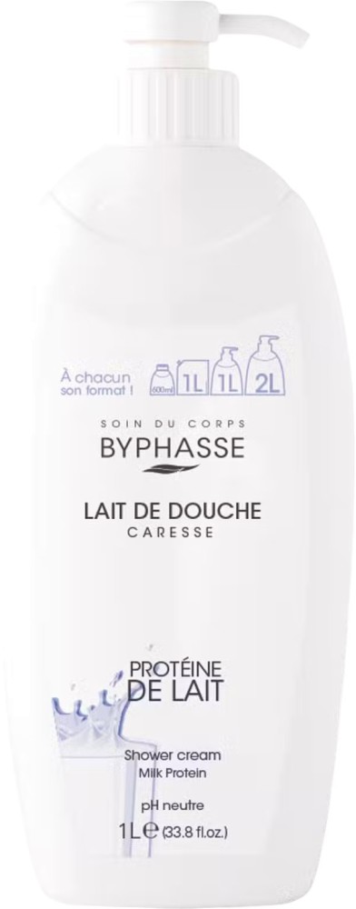 Byphasse Milk Protein Shower Cream -        -  