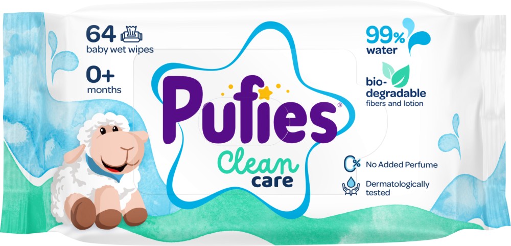 ������� ����� �������� Pufies Clean Care - 64 ����, � 99% ���� - ����� ��������