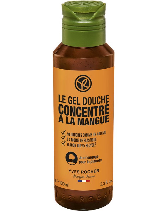 Yves Rocher Mango Concentrated Shower Gel -            Plaisirs Nature -  