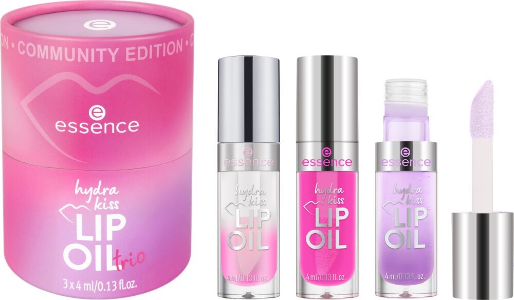 Essence Hydra Kiss Lip Oil Trio - �������� ����� �� ����� � ��������� ����� - �����