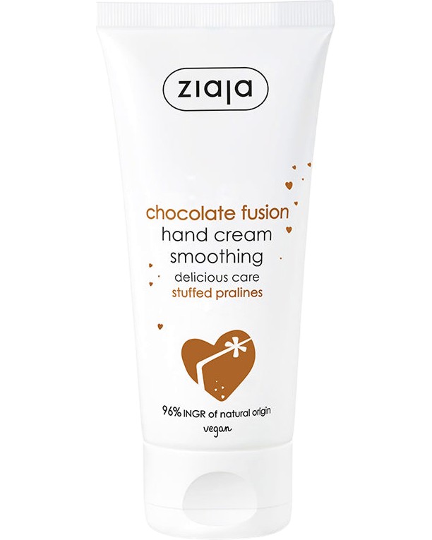 Ziaja Delicious Care Chocolate Fusion Smoothing Hand Cream -            Delicious Care - 