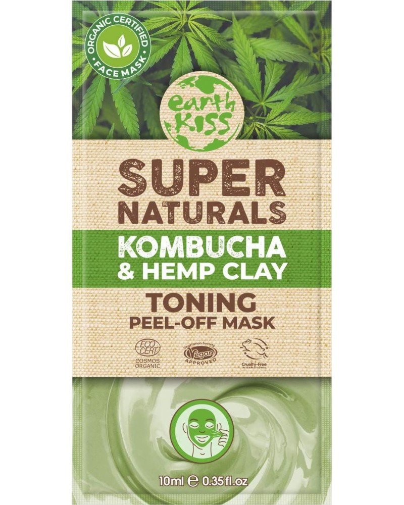 Earth Kiss Super Naturals Toning Peel-Off Mask -          - 
