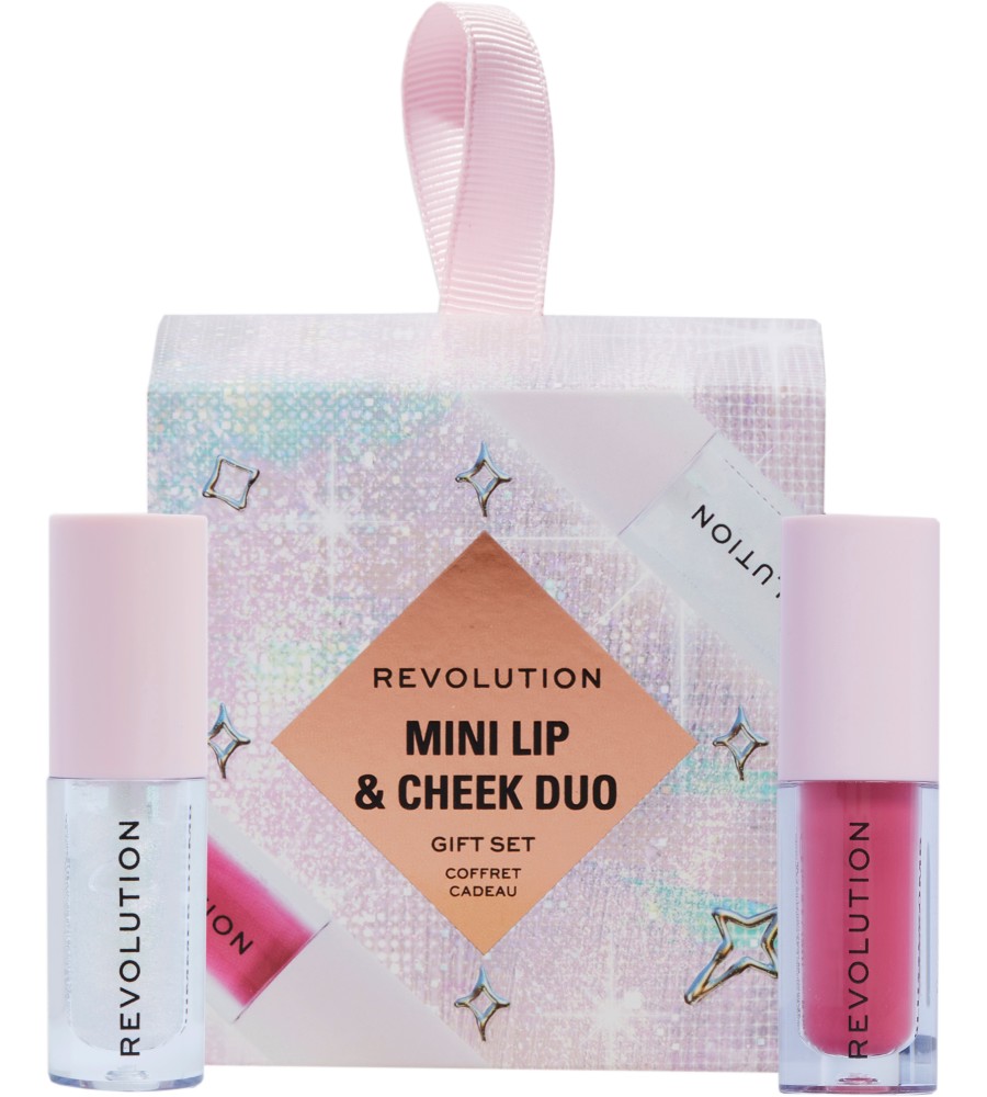 Makeup Revolution Mini Cheek and Lip Duo - ��������� �������� �� ���� � ����� - �������