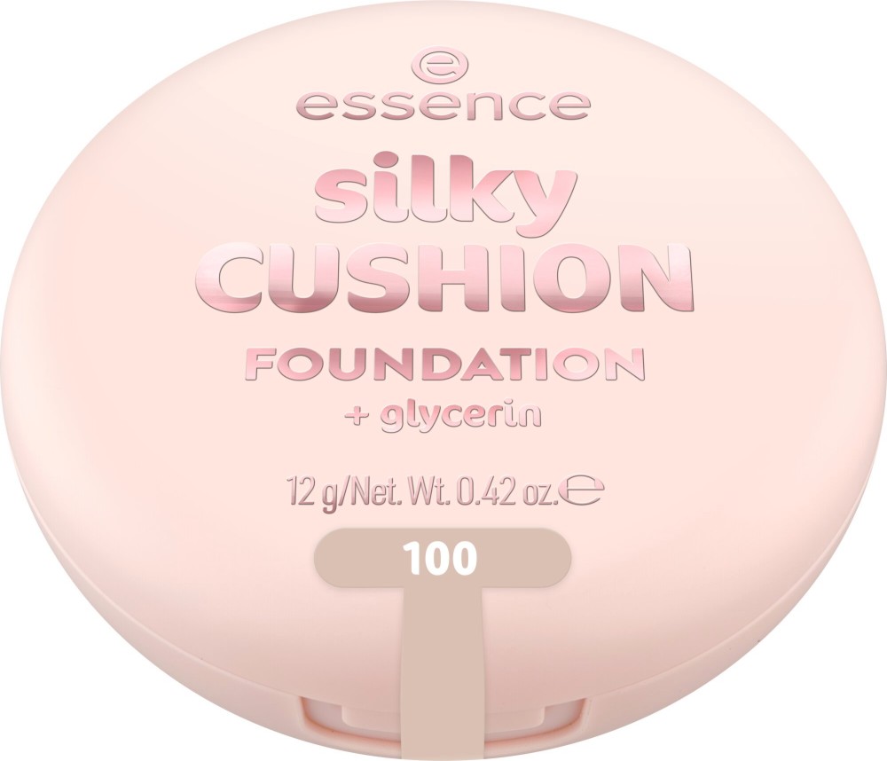 Essence Silky Cushion Foundation Essence Silky Cushion Foundation - Къшън фон дьо тен за естествен, копринен завършек - фон дьо тен