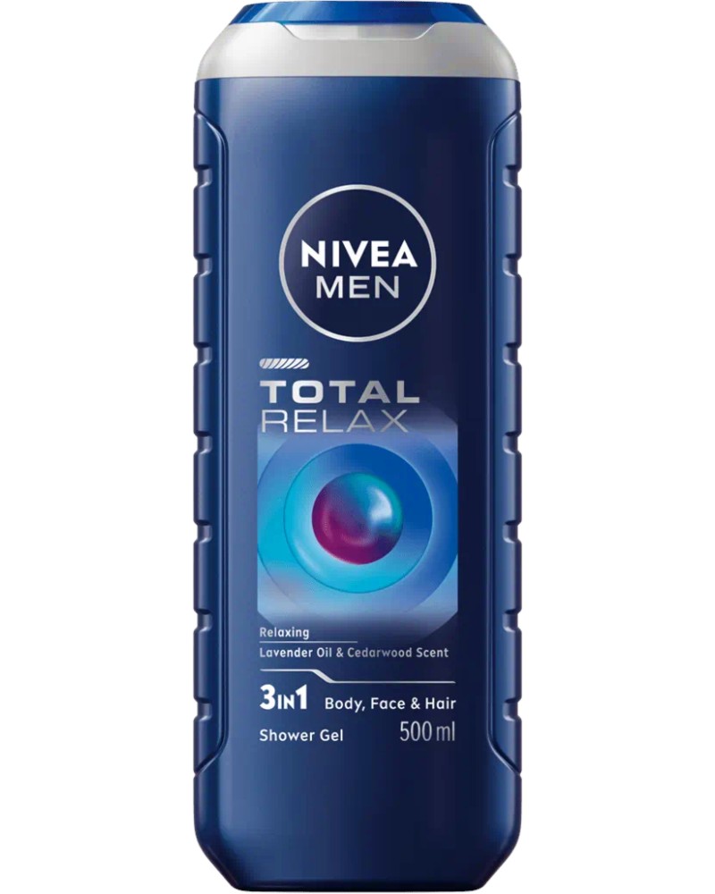 Nivea Men Total Relax Shower Gel 3 in 1 -      ,    -  