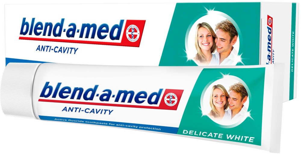 Blend-a-med Anti-Cavity Delicate White -        -   