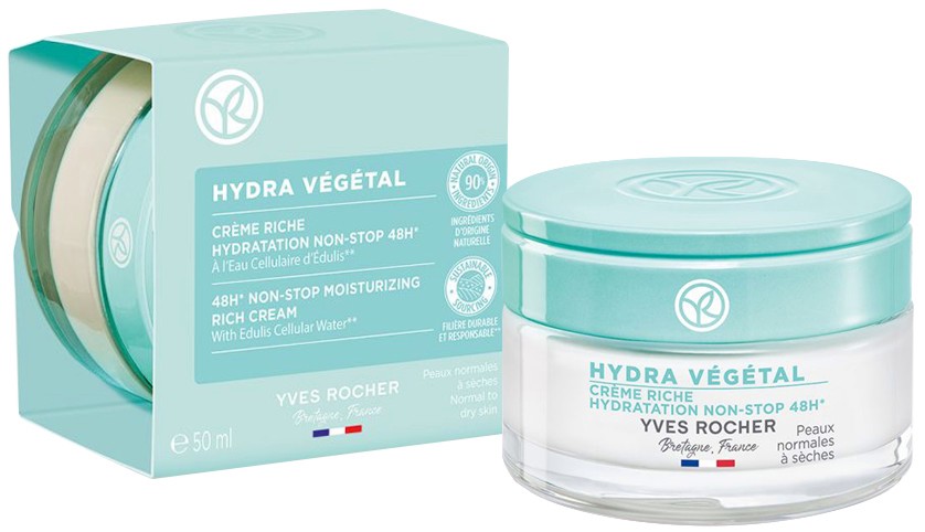 Yves Rocher Hydra Vegetal Moisturizing Rich Cream -          Hydra Vegetal - 