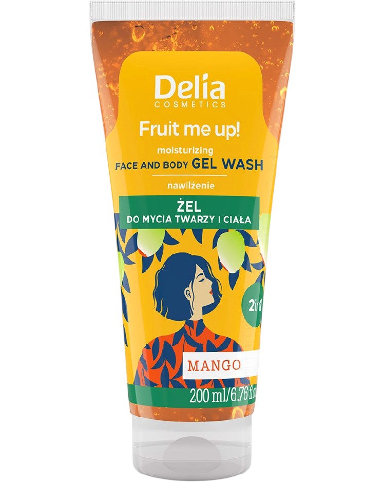 Delia Fruit me up! Moisturizing Face and Body Gel Wash 2 in 1 -              Fruit me up! - 